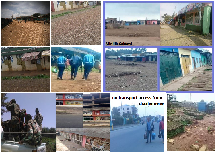 የኦሮሚያ የግብይት ማቆም አድማና መንገድ መዘጋት አዲስ አበቤውን ለከባድ የዋጋ ንረት በመዳረግ አራቁቶታል። በዓሉን አደብዝዞታል:: (ምንሊክ ሳልሳዊ)